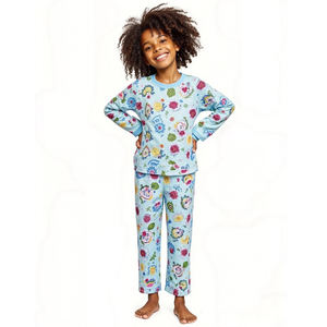Pyjamas OEM Hongbo pour adolescents Fabricant unisexe Vêtements pour enfants en bambou et viscose coton Vêtements de nuit pour enfants de 4 à 14 ans - Product Image 4
