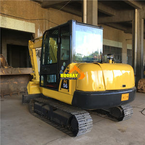 Mini-excavatrice sur chenilles Komatsu PC56-7 d'occasion avec moteur et boîte de vitesses à vendre en Chine - Product Image 2