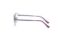 Lunettes de lecture pour femmes à demi-cerclées de style rétro, monture en métal, verres anti-lumière bleue, lunettes de lecture optiques