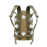 Personnalisable Unisexe Vintage Tactique Sac À Dos 45L Étanche Anti-Vol Camouflage Sac À Dos Fermeture Éclair Polyester Sangles Maille Cadre Extérieur