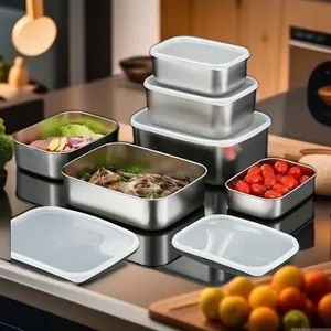 FTS japan bento box Контейнер для жареных продуктов bento box с крышкой 1800 мл дизайн пыленепроницаемые контейнеры для хранения продуктов