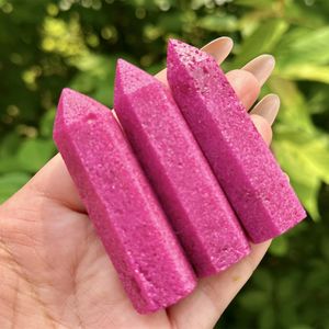 Vente en gros de sphères tour en rubis rouge de haute qualité, pierres de guérison en cristal rouge poli pour collection et style. - Product Image 4