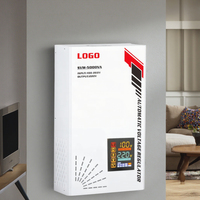 Régulateur de tension automatique monophasé KEBO Série SVW 5000VA, en cuivre, haute efficacité, blanc, à fixation murale pour appareils électroménagers
