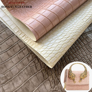 Chaussures et sacs personnalisés en cuir PU gaufré <span class=keywords><strong>crocodile</strong></span>, imperméables, écologiques, résistants à l'abrasion, couleurs personnalisées pour la décoration de meubles - Product Image 1