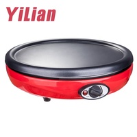 1000W Chinois Mini Électrique Automatique De Contrôle De Température Crêpière pour Roti, Tortilla, Oeufs, BARBECUE