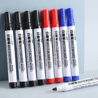 Marqueur effaçable à sec personnalisé avec logo, encre colorée non toxique, rechargeable, marqueur pour tableau blanc pour le bureau