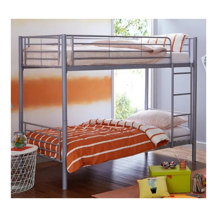 Chất lượng cao giường sinh viên căn hộ thép phong cách cho phòng ngủ OEM/ODM tùy chỉnh đóng gói từ Việt Nam nhà máy bán buôn số lượng lớn gỗ cứng