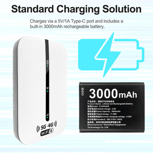 เราเตอร์ USB <span class=keywords><strong>4G</strong></span> LTE แบบพกพา ความเร็ว 150mbps แบตเตอรี่ 3000mAh ฮอตสปอตไร้สาย 2.4GHz มินิไวไฟ ช่องใส่ซิมการ์ด ไฟร์วอลล์ VoIP สำหรับใช้งานนอกสถานที่ - Product Image 3