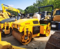 Rouleau compresseur à double tambour XMR60E d'occasion en bon état, moteur puissant 4,4 kW, vente chaude