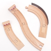 Hêtre Pont Chemin De Fer Site Piste Accessoires Et Train En Bois Éducation Garçon Enfant Jouet Multi Piste De Course Jouet