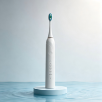 Brosse à dents électrique sonique, câble USB, brosses à dents rechargeables, 5 modes réglables, minuteur intelligent intégré de 2 minutes, étanche IPX7