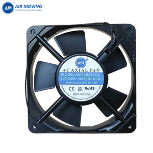 AM12025MS2 200-240 В 0.1A втулка подшипника охлаждающий вентилятор 12025 120x120x25 мм 120 мм 2-проводной ЦП осевой охлаждающий вентилятор переменного тока - Product Image 1
