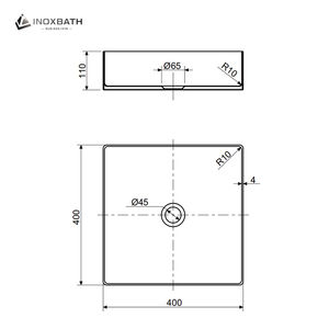 Lavabo carré moderne en acier inoxydable pour comptoir, idéal pour la vente en gros - Product Image 2