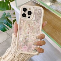 Coque de téléphone portable à motif rétro pour iPhone 16 15 17 18 Pro Max, coque en TPU couleur bonbon, antichoc, coque arrière