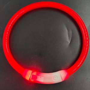 مصباح ليد بوحدة USB قابل لإعادة الشحن طوق بكلاب Cuttable تضيء قلادة طوق - Product Image 5