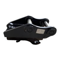 Engrenage à roulement en acier pour attache rapide d'excavatrice Rainbow Q355/Q460/NM400 avec moteur, capacité 0,1-8m, 2,5-12 tonnes, ISO 9001:2008