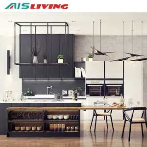 Ais Living Modern Designs Complete Ready Made Modular Cuisine Complet Kitchen Furniture Cabinet Kitchen For Small Kitchens Sets