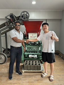 Nhà Sản Xuất Bán KM4-35B Phi Làm Gạch Máy Móc Chất Lượng Cao Bê Tông Xi Măng Phễu Lát Gạch Máy Làm - Product Image 3