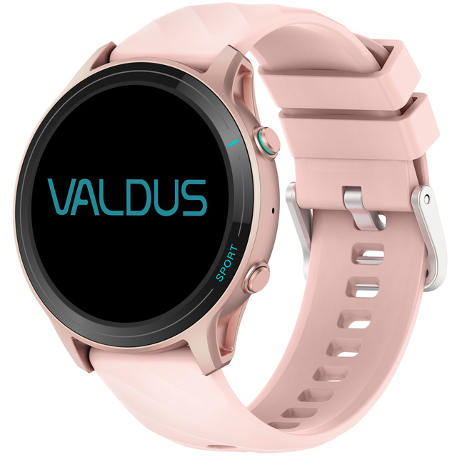 VALDUS Fashion Series Smartwatch Strap GPS Movement Track 1.52 Inch Round Screen Waterproof Sedentary Reminder VS07 Smart Watch