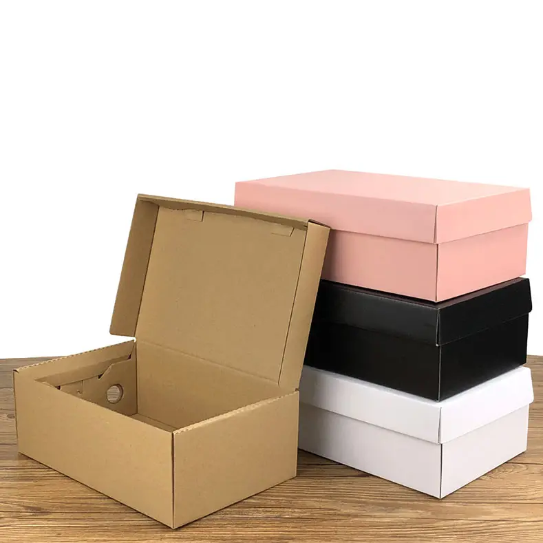 Großhandel Luxus Leere Produkt Paket Karton Sneaker Schuh Box Mit Custom Logo Für Geschenk Verpackung