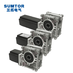 Mô-tơ bước hybrid 1.3/2.0/3.2N.M, bộ giảm tốc bánh vít RV030, mô-tơ bước NEMA 23, mô-tơ bước có hộp số - Product Image 4