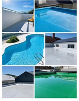 Revêtement en polyurée pour l'étanchéité du béton, coulis liquide pour le remplissage des fissures, revêtement polyaspartique protecteur résistant aux UV pour murs