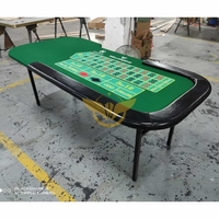 Table de roulette pliante verte personnalisée YH à vendre
