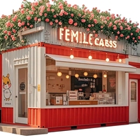 Conteneur Pop-up 20 pieds Direct Usine : Café, Cuisine, Restaurant et Boutique Modifiés à Partir de Conteneurs Maritimes pour Ferme – En Vente