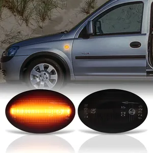 Alta Qualidade Nenhum Erro Limpar/Fumado/Laranja Lente LED Lado Marcador Turn Signal Light Para Opel Corsa C