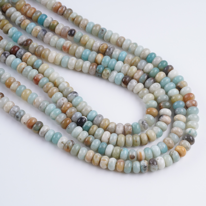 8-8.5mm crystal stone semi-finished loose bead string