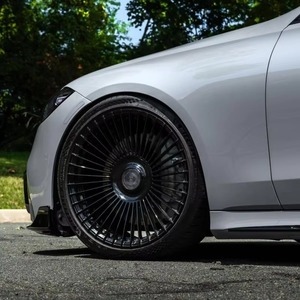 Rueda Forjada Negra Brillante de Varias Radios, Llanta de Coche Personalizada de Lujo de 1 Pieza, 18 19 20 21 22 Pulgadas para Mercedes <span class=keywords><strong>Ferrari</strong></span> SF90 - Product Image 2