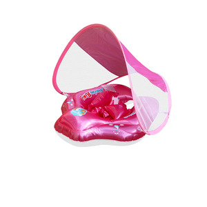 Anneau de natation gonflable pour bébé <span class=keywords><strong>avec</strong></span> pare-soleil amovible flottant pour <span class=keywords><strong>piscine</strong></span> - Product Image 3