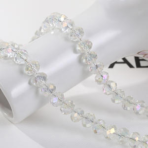 Cuentas de Cristal Facetadas en Forma de Neumático de 3/4/6/8mm, Colores Variados, Precio Económico de Fábrica, para la Elaboración de Joyería y Collares - Product Image 5