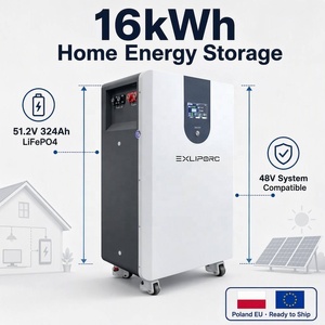 Batería de fosfato de hierro y litio de 16 kWh, 51.2V 324Ah, para ESS doméstico, 8000 ciclos, compatible con BMS de 200A, Growatt, Solis, almacén en Polonia, UE - Product Image 1