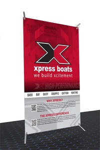 <span class=keywords><strong>Mini</strong></span> 10 "x 15" Máy tính để bàn Bàn Bàn x biểu ngữ đứng với một Vinyl in hoặc biểu ngữ - Product Image 3