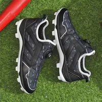 Chaussures de baseball et de softball professionnelles de luxe pour hommes avec logo personnalisé, chaussures d'extérieur, semelles en caoutchouc, baskets, tige en microfibre, EVA