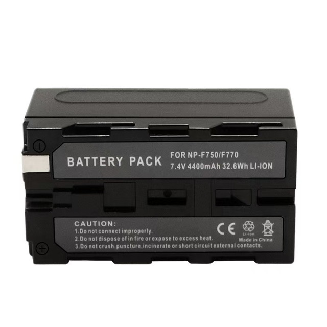 Factory Price S Ony Camera Battery NP-F750 NP-F770 NP-F950 Output 7.4V 4400mAh DC Input Battery Pack