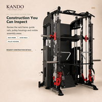 Máquina Smith Comercial para Entrenamiento Funcional en Gimnasios, Hoteles y Proyectos de Entrenamiento de Fuerza Comercial, Venta al Por Mayor