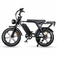 Vélo Électrique en Gros V8 avec Batterie au Lithium 48V 12Ah, Pneus Larges 20*4.0 Pouces pour Neige, Moteur Brushless 450W, Cadre en Alliage d'Aluminium, Freins à Disque
