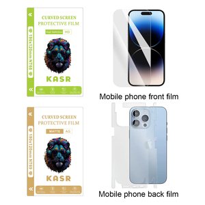 Protector de Pantalla Antiexplosión KASR de TPU, Materiales de Protección para Teléfonos Celulares, Películas de <span class=keywords><strong>Hidrogel</strong></span> Suave - Product Image 1