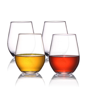 Custom Logo PET Plastic Egg-Shaped <b>Reusable</b> Wine <b>Cups</b>-Drop Resistant & Anti-Break Customized Color for Business Gifts - Product Image 1