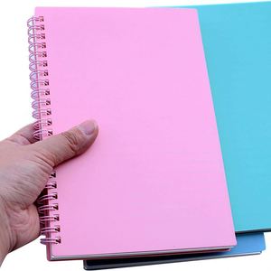 <b>A4</b> A5 A6 Spiral Hard Cover Customizable <b>Leather</b> <b>Notebook</b> Journals for Laptop and Travel Use - Product Image 3