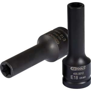 KS TOOLS-Douille à chocs 455.0012 3/4 ''Torx E, profonde, E18 - EAN 4042146239346 HEAVY VEHICLES - Product Image 1