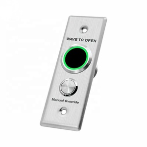 12V-24V <span class=keywords><strong>Alarma</strong></span> <span class=keywords><strong>de</strong></span> incendio Liberación <span class=keywords><strong>de</strong></span> puerta Sensor sin contacto Metal <span class=keywords><strong>Manual</strong></span> Anulación Botón <span class=keywords><strong>de</strong></span> salida Interruptor No Touch Wave para abrir - Product Image 1