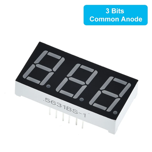 0.56인치 LED 디스플레이, 7세그먼트 1자리/2자리/3자리/4자리 디지털 튜브, 빨간색 공통 음극/양극 디지털 - Product Image 5