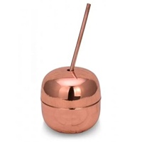 Pailles en cuivre pour cocktail, couleur OXIDE, accessoires de bar classiques