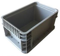 Récipients empilables de caisse en plastique recyclable pour le transport de stockage d'entrepôt industriel de ménage pour le stockage d'outils de rechange