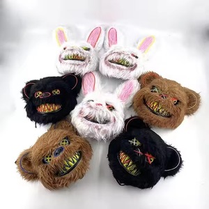 <span class=keywords><strong>Masque</strong></span> de <span class=keywords><strong>lapin</strong></span> effrayant Halloween LED effrayant <span class=keywords><strong>lapin</strong></span> sanglant lueur dans le noir <span class=keywords><strong>Masque</strong></span> de tueur d'<span class=keywords><strong>horreur</strong></span> Carnaval Effrayant <span class=keywords><strong>Masque</strong></span> de tête d'animal en peluche - Product Image 5