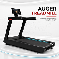 Caminadora Comercial con Pantalla Táctil HD Grande, Máquina Eléctrica de Correr de Alta Resistencia para Gimnasio