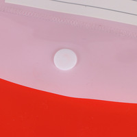 Classeur transparent en plastique avec rabat à bouton-pression pour documents A4, A5, FC, PP – Idéal pour le bureau